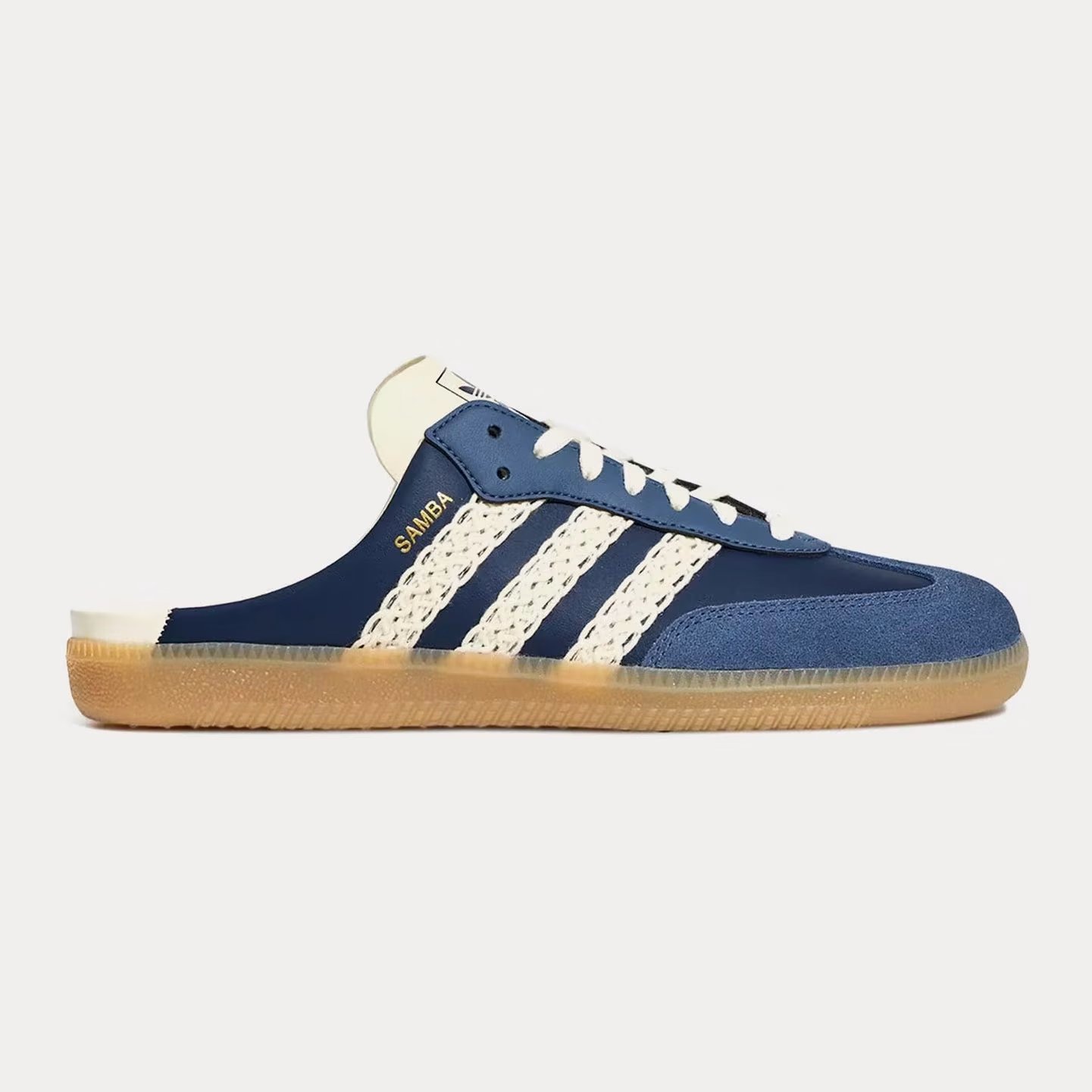 adidas Samba Mule Woven Navy — vue principale