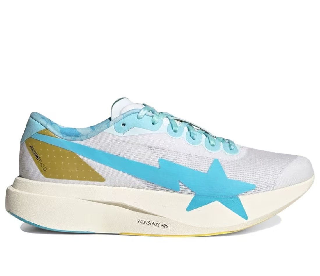 adidas adidas Adizero Evo SL Bape Blue Pink Gold