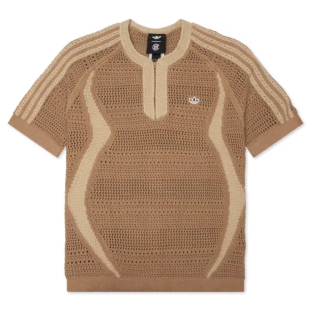 adidas adidas Originals x CLOT by Edison Chen Knit Jersey - Cardboard