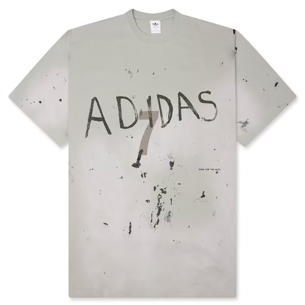 adidas adidas Originals x Song for the Mute 007 Short Sleeve Tee - Grey Two
