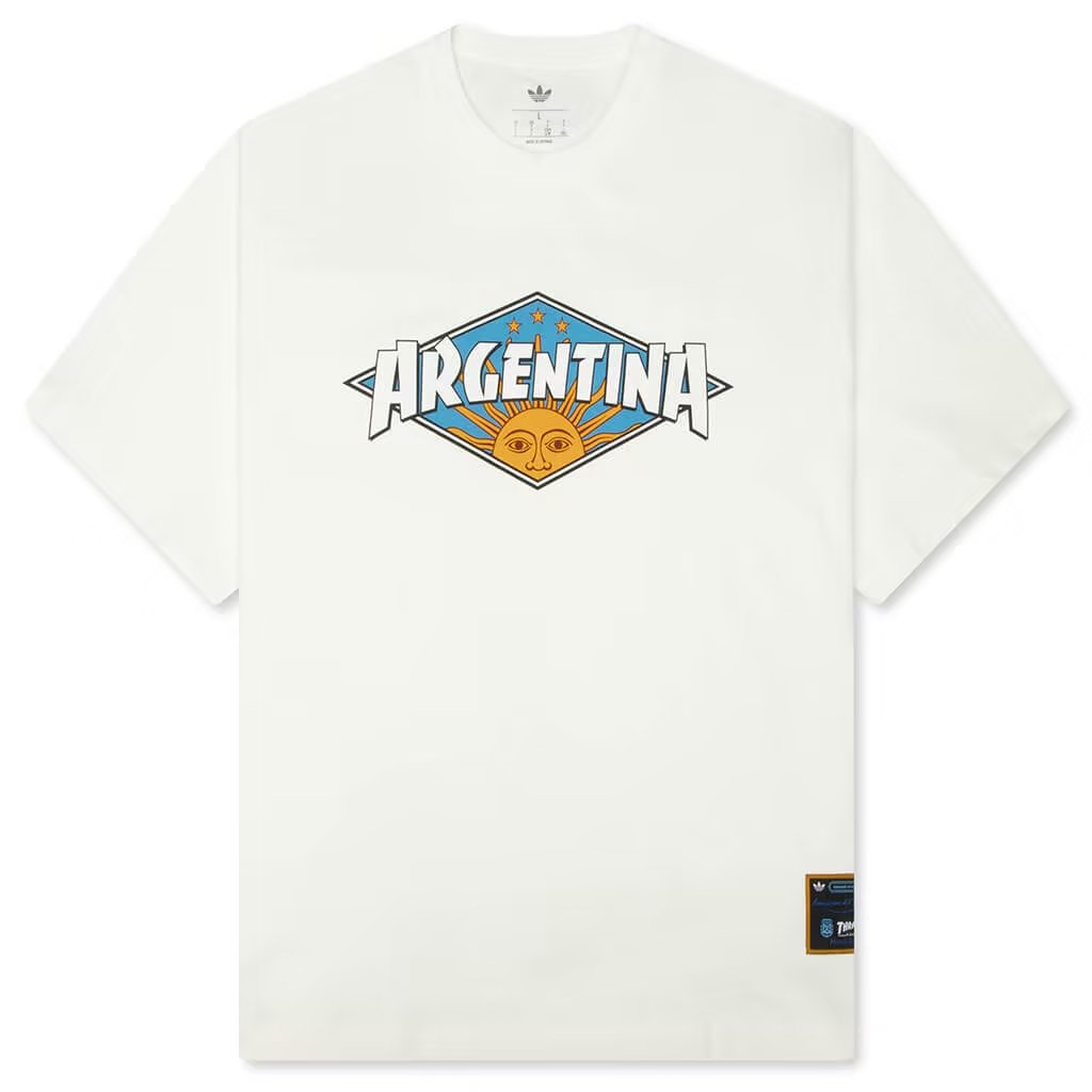 adidas adidas Originals x Thrasher x AFA Argentina Tee 2 - Core White
