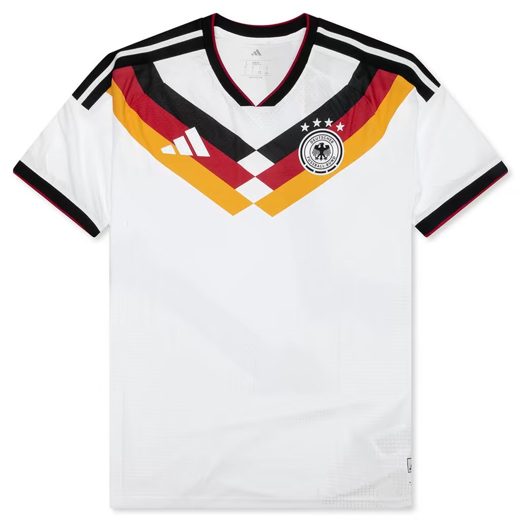 adidas Germany 26 Home Authentic Jersey - White