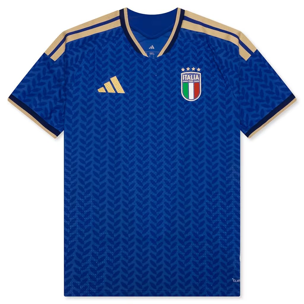 adidas Italy 26 Home Authentic Jersey - Blue