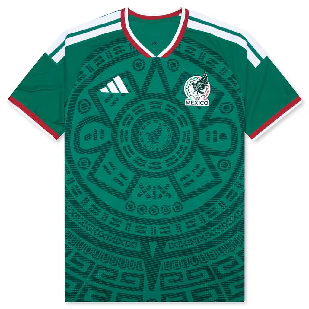 adidas Mexico 26 Home Authentic Jersey - Green