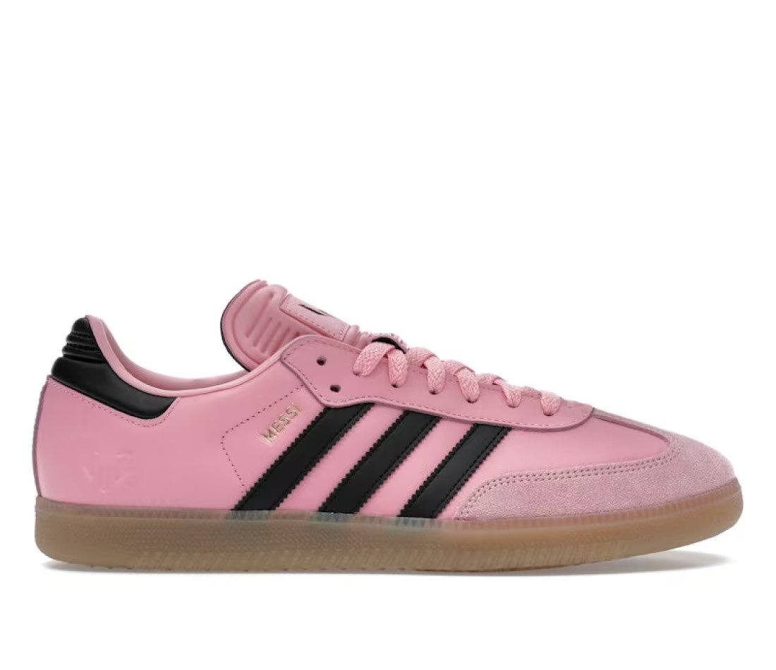 adidas Samba Messi Light Pink Black — vue principale