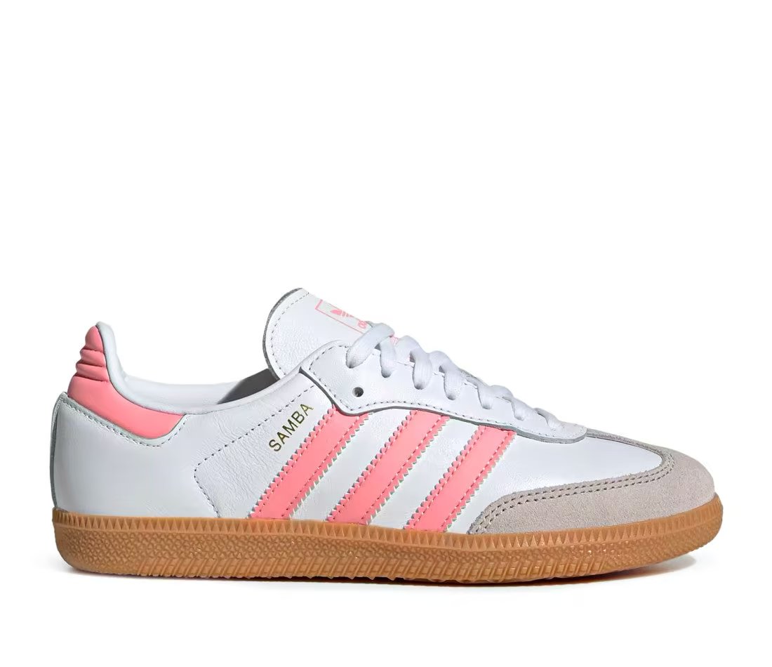 adidas adidas Samba OG White Coral Pink — Enfant