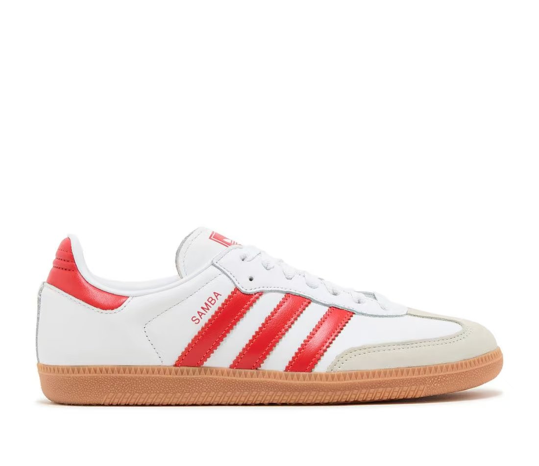 adidas adidas Samba OG White Solar Red Gum