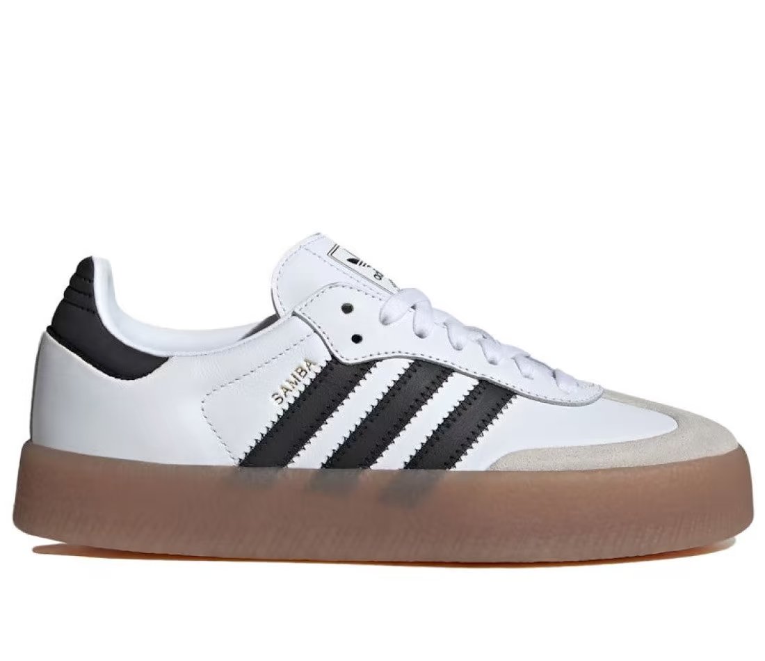 adidas Sambae Cloud White Metallic Gold — vue principale
