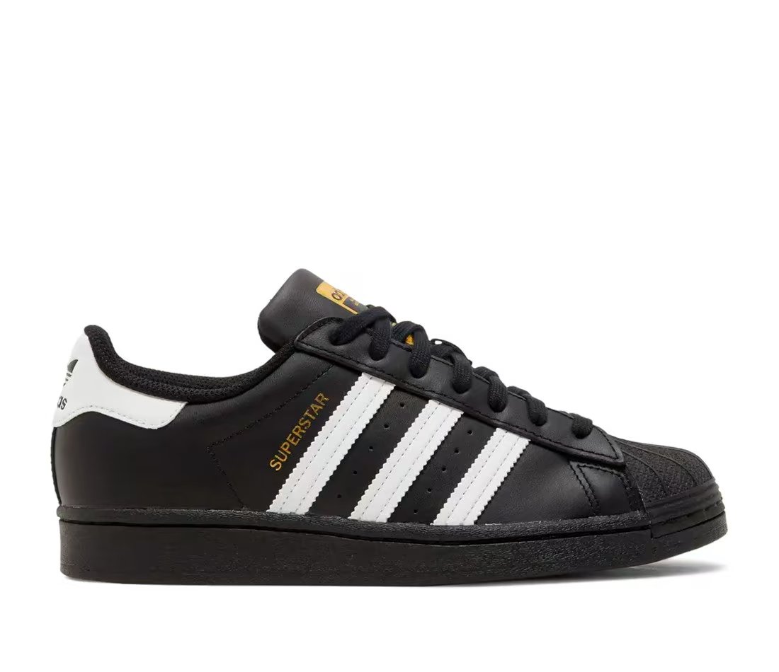 adidas Superstar Core Black Cloud White Gold — vue principale