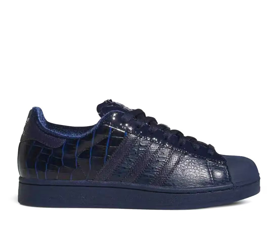 adidas Superstar II Anthony Edwards Navy Croc — vue principale