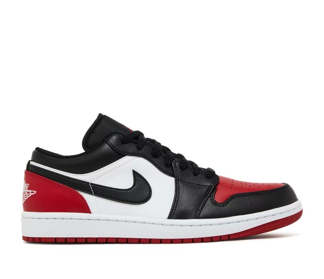 Jordan Air Jordan 1 Low Bred Toe 2.0