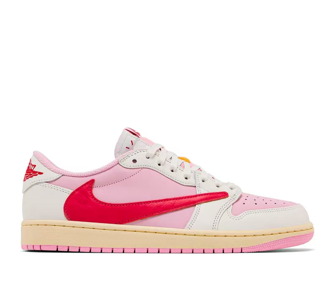 Jordan Air Jordan 1 Retro Low OG SP Travis Scott Sail Tropical Pink