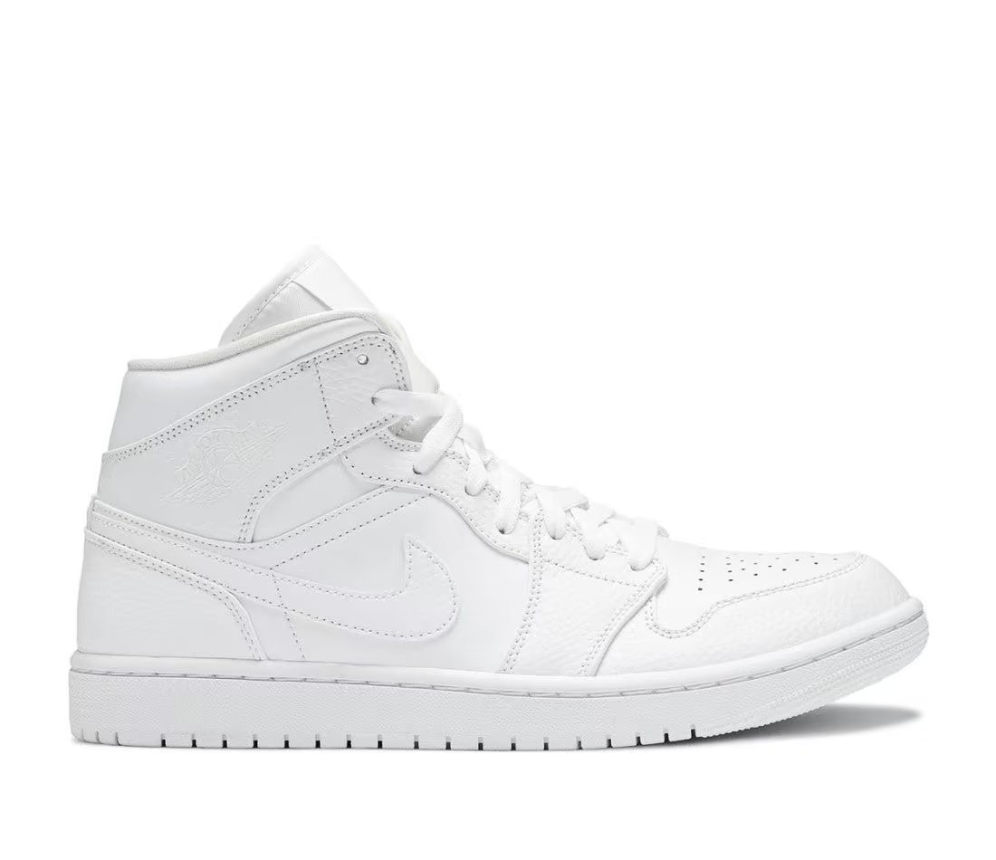 Jordan Air Jordan 1 Mid Triple White 2.0 (2020)