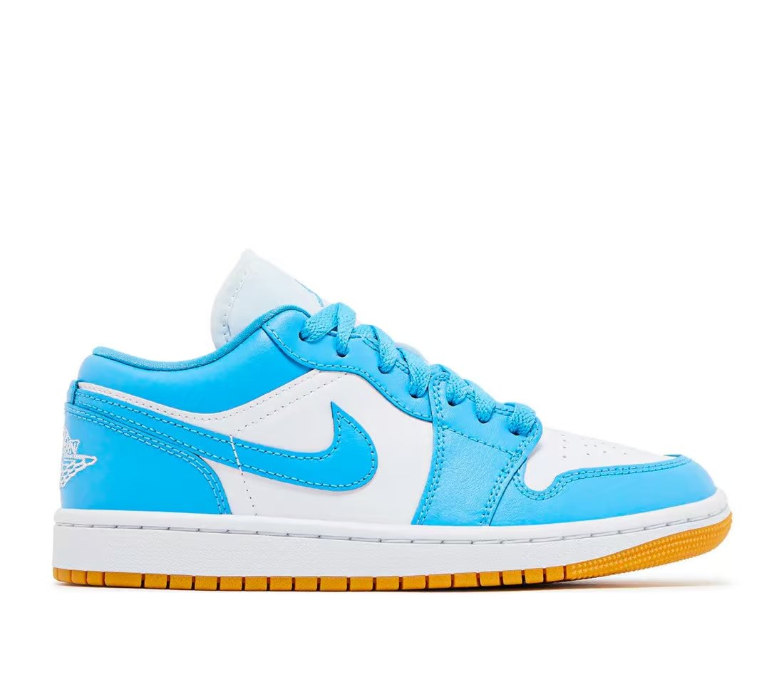 Jordan Air Jordan 1 Low White Gum Light Brown Dark Powder Blue