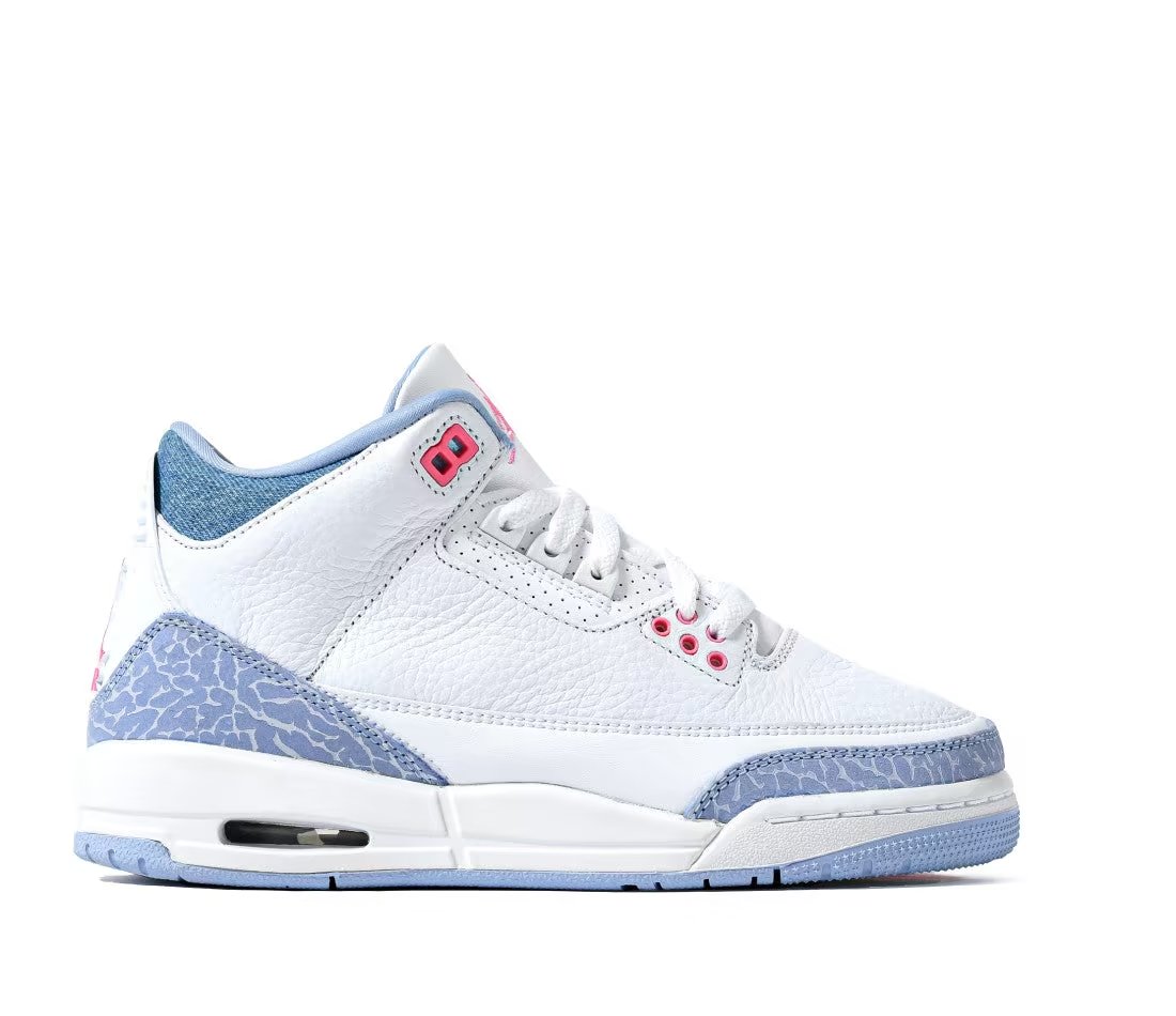 Air Jordan 3 Retro White Cobalt Bliss — Enfant