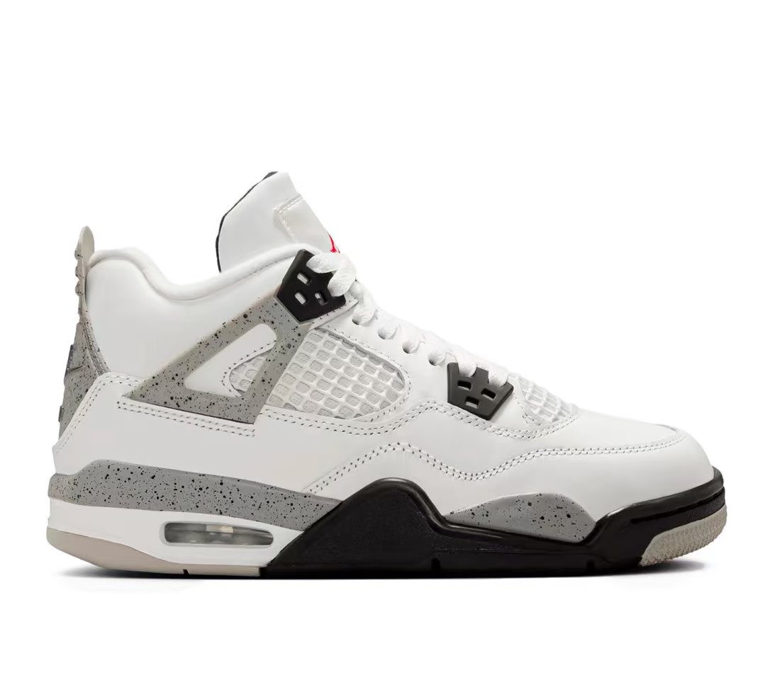 Jordan Air Jordan 4 Retro White Cement (2025) — Enfant