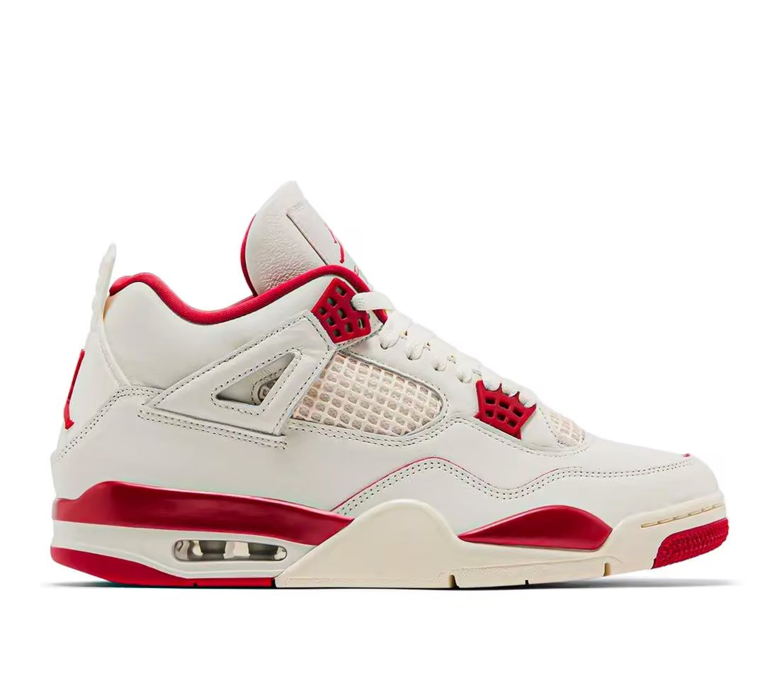 Air Jordan 4 Retro Valentines Day Sierra Red
