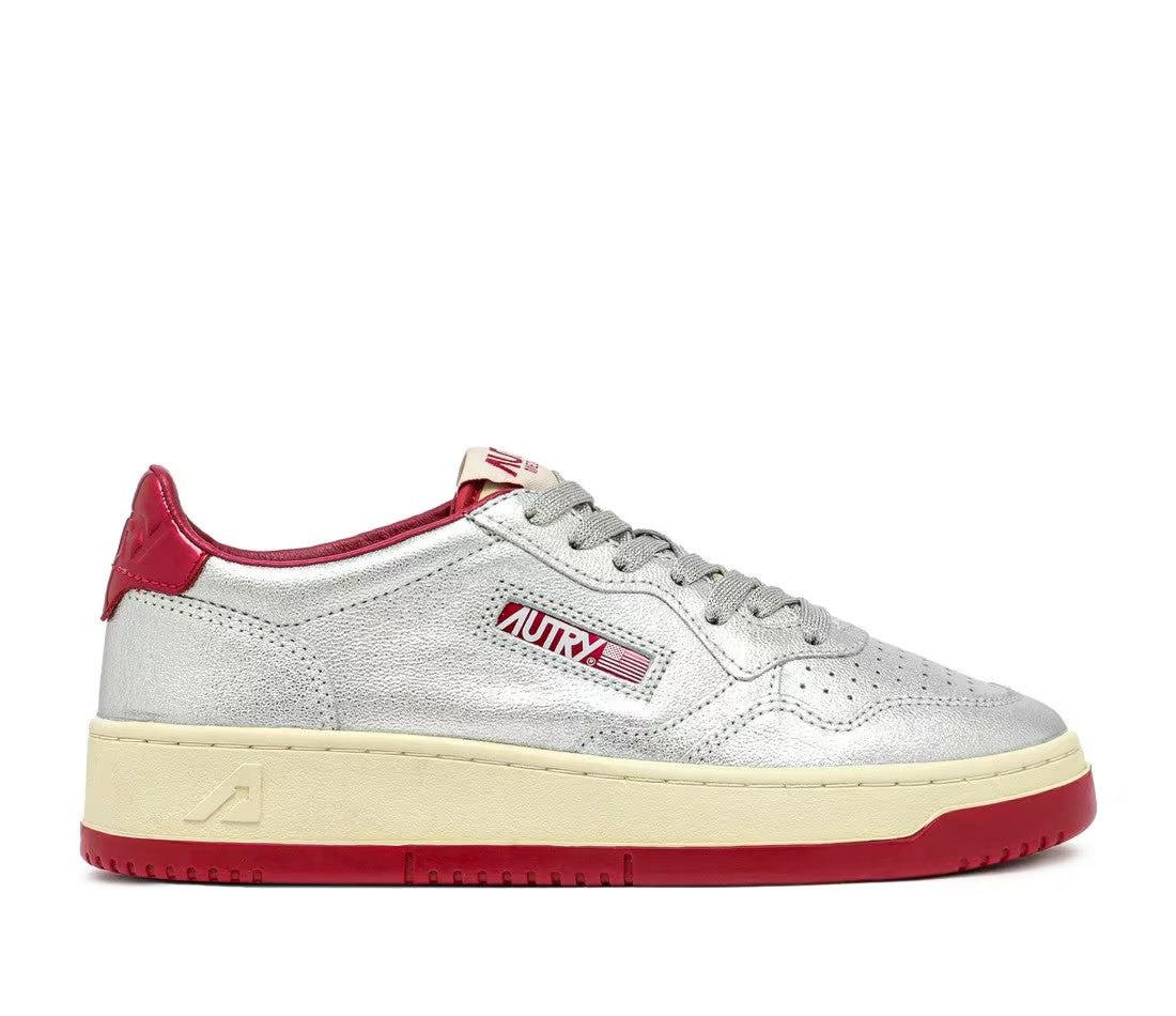 Autry Autry Medalist Low Silver Red