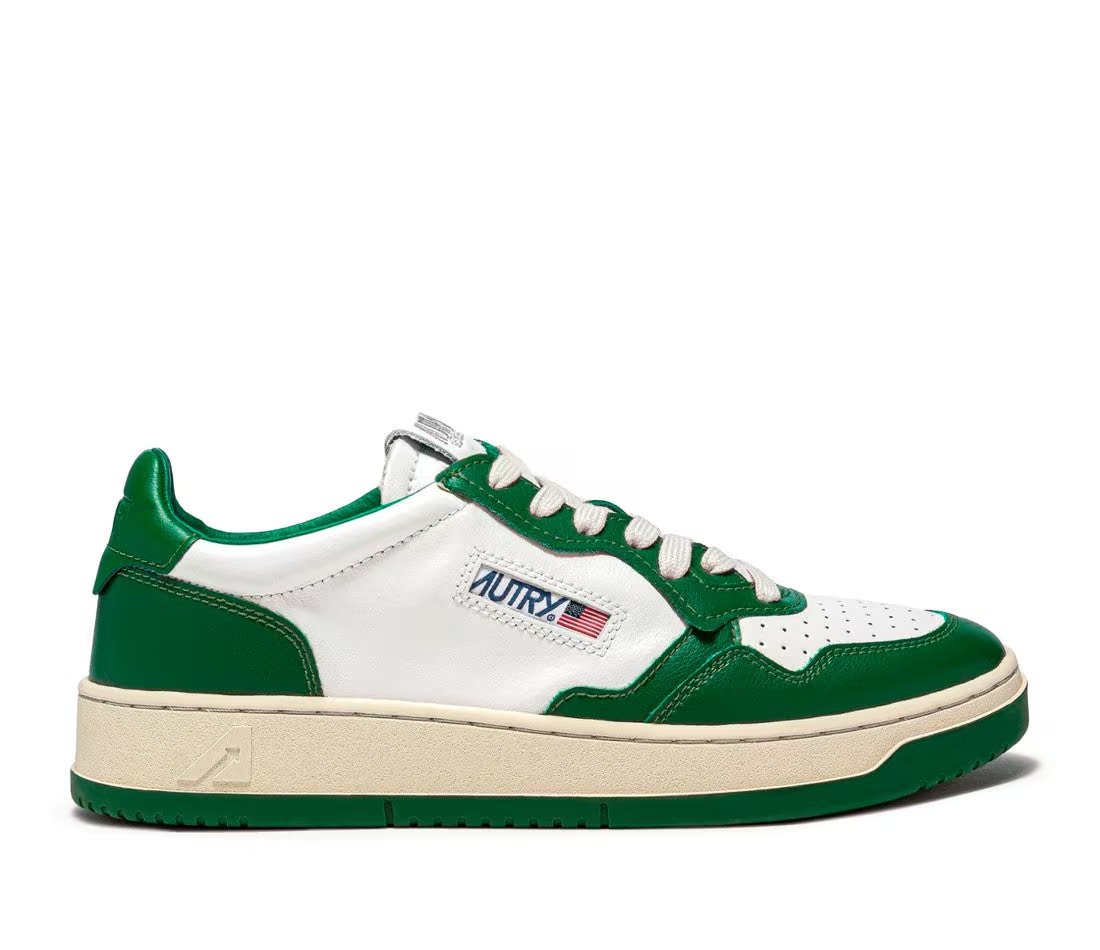 Autry Autry Medalist Leather Low Green White