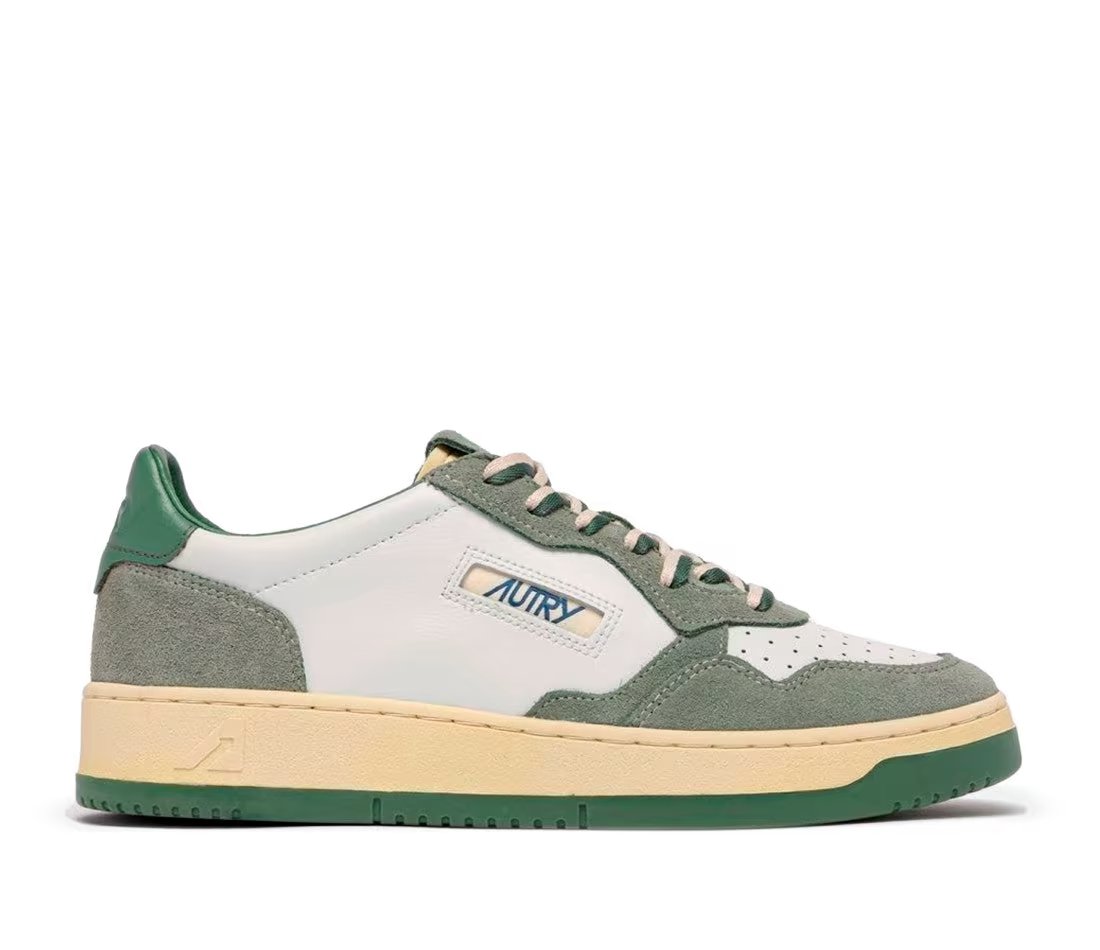 Autry Autry Medalist Leather Low Red White