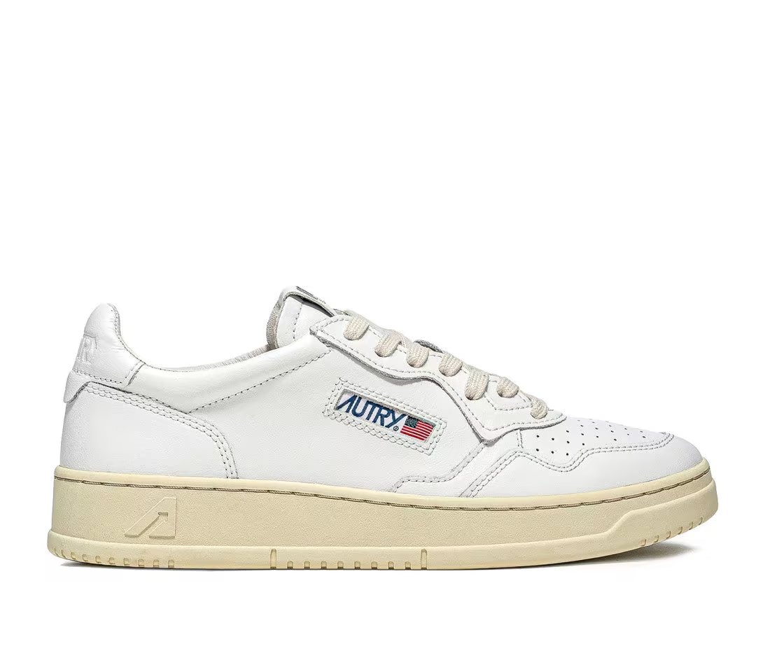 Autry Autry Medalist Leather Low White
