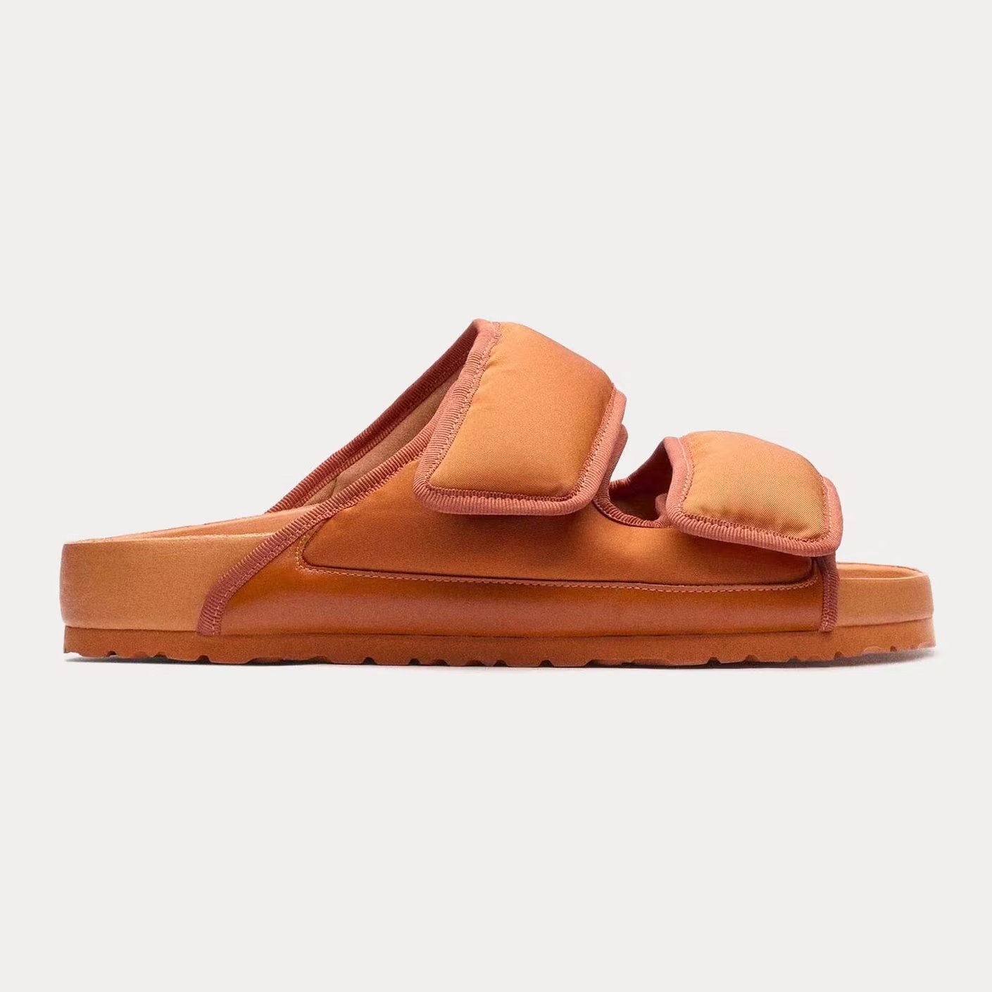 Birkenstock 1774 Arizona Cosny Burnt Orange Sandals