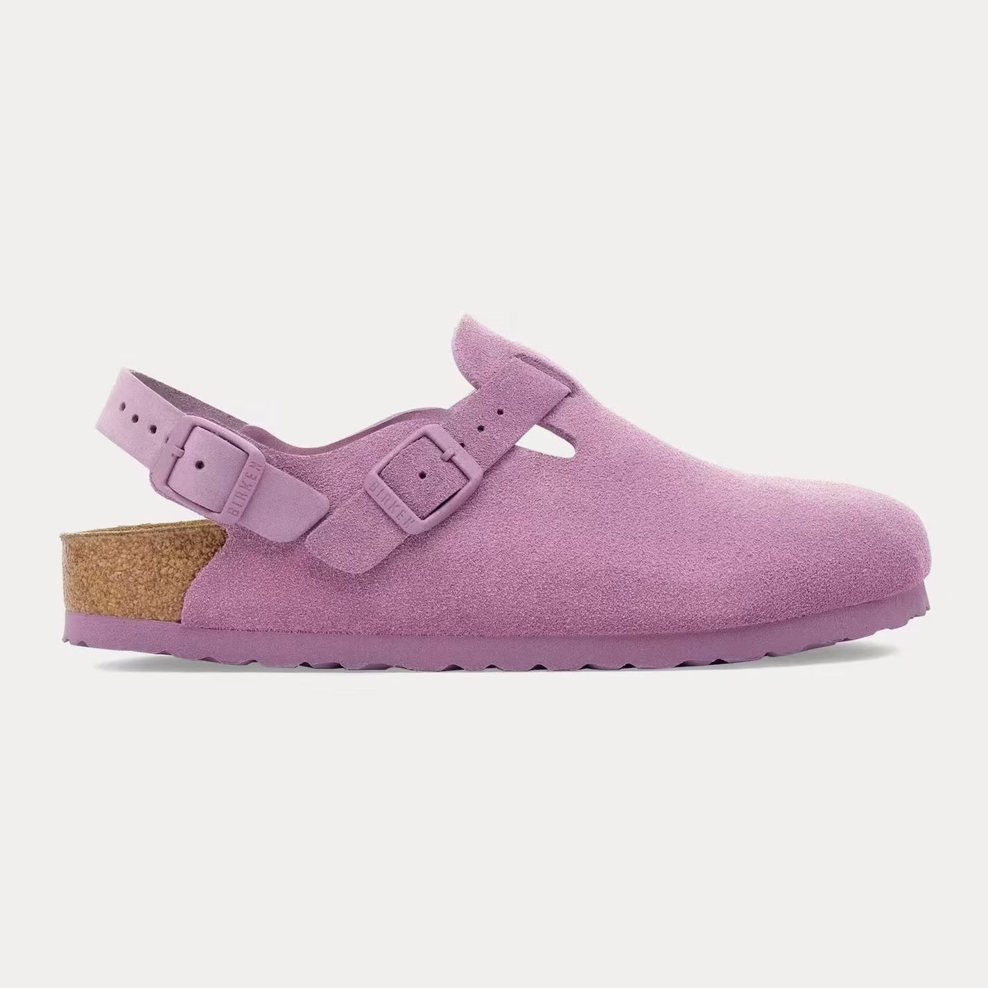Birkenstock Tokio Suede Mauve Clogs