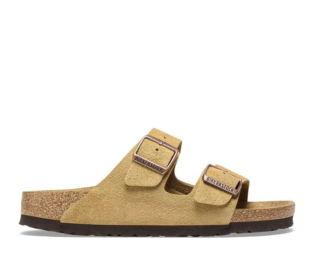 Birkenstock Birkenstock Arizona Suede Latte Cream
