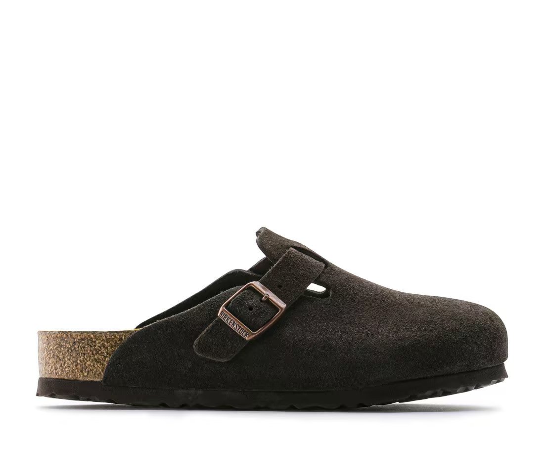 Birkenstock Birkenstock Boston Soft Footbed Suede Mocha