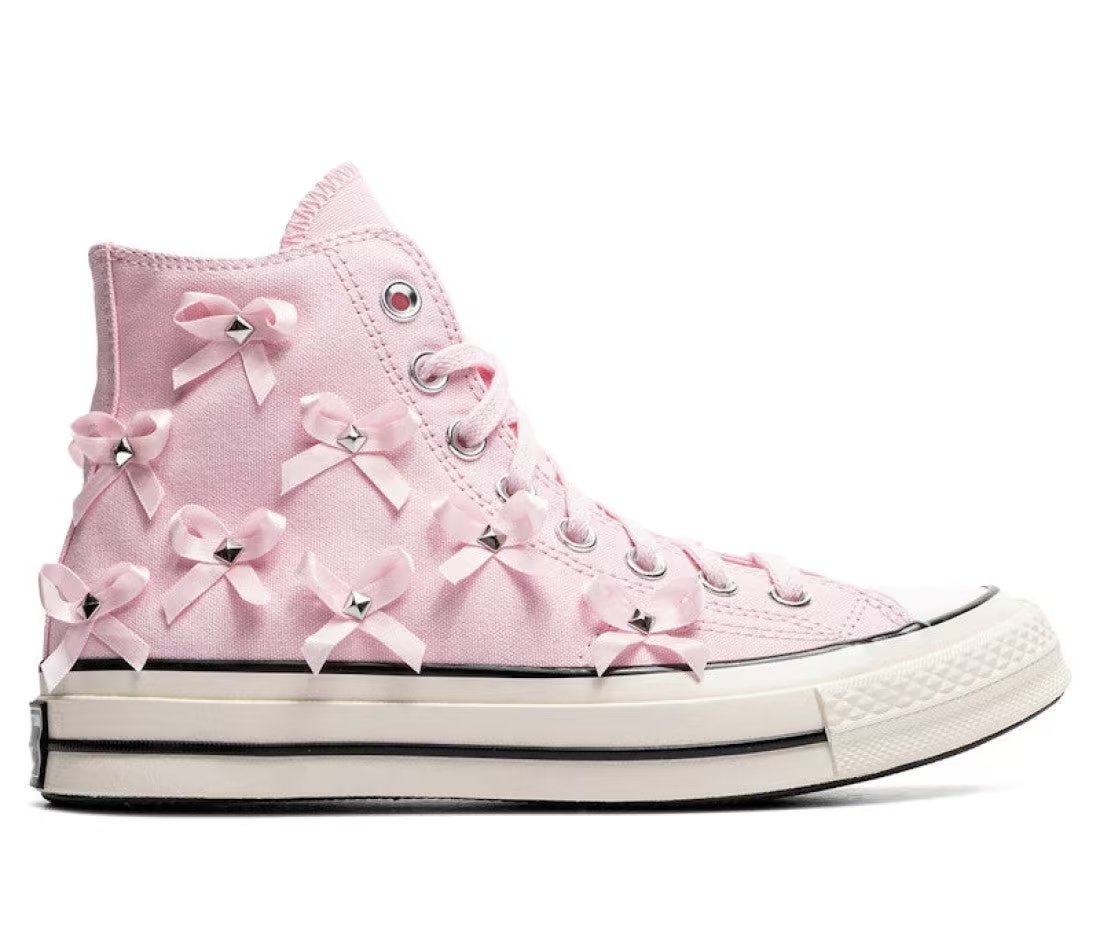 Converse Converse Chuck 70 Hi Bow Studded Pink Frosting