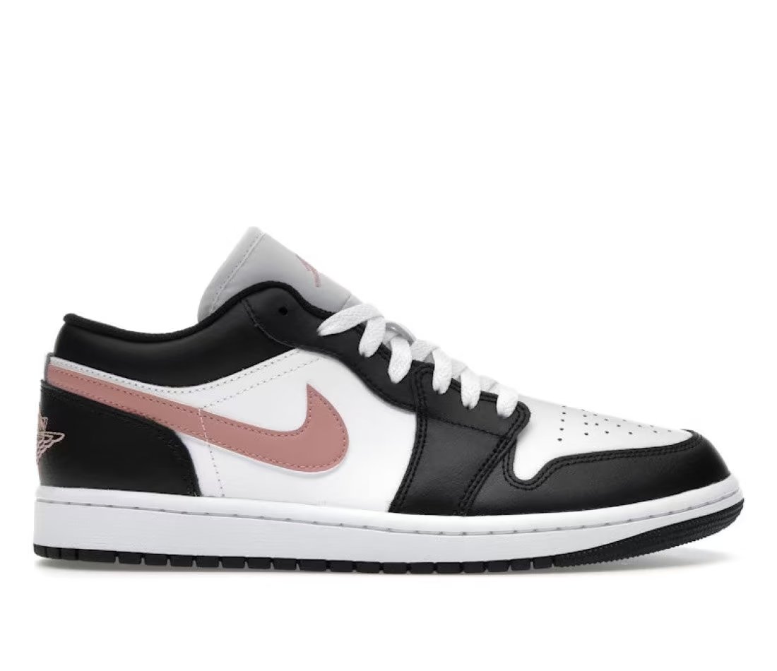 Jordan 1 Low Black Rust Pink — vue principale