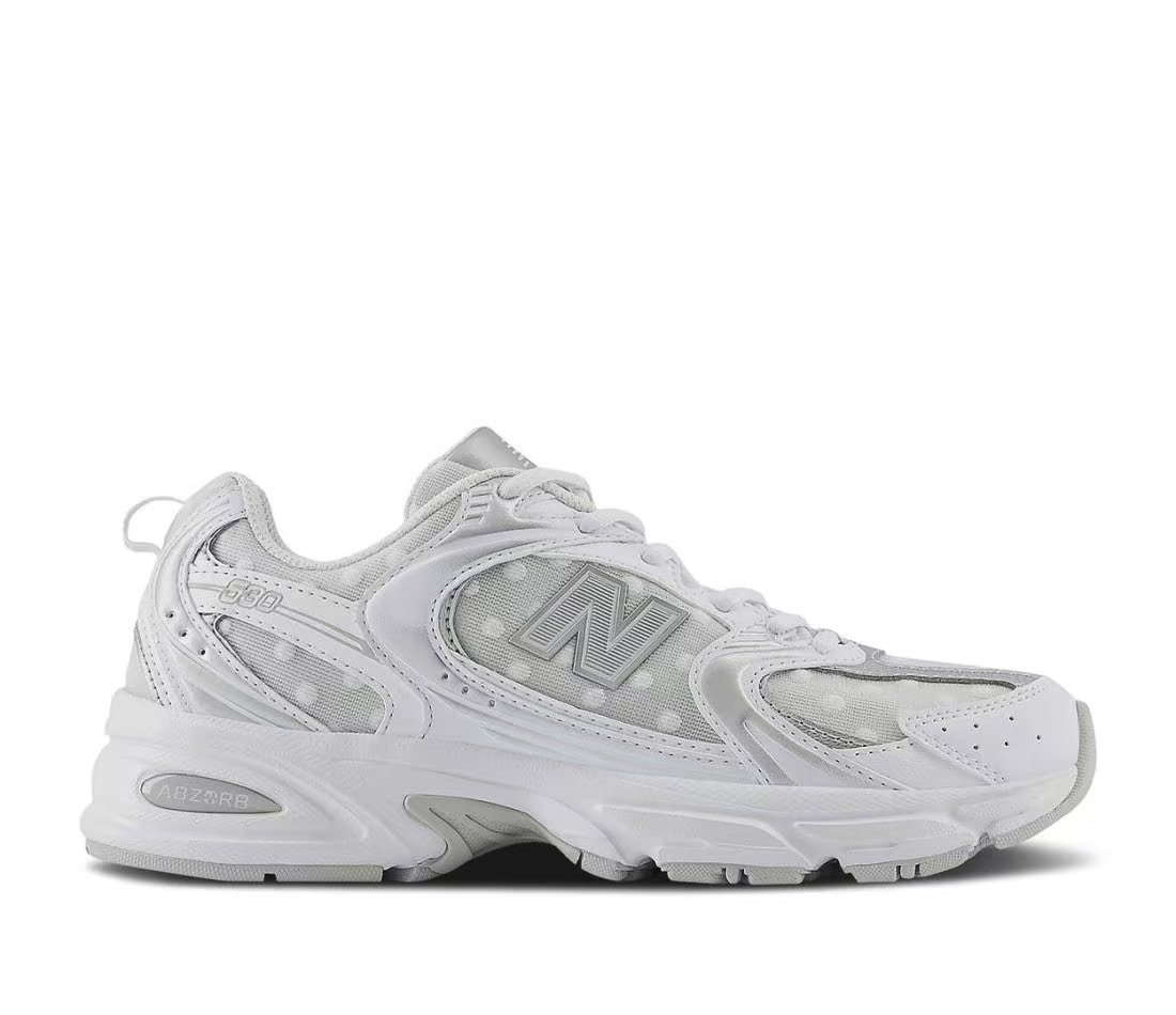 New Balance New Balance 530 Silver Metallic Polka Dots
