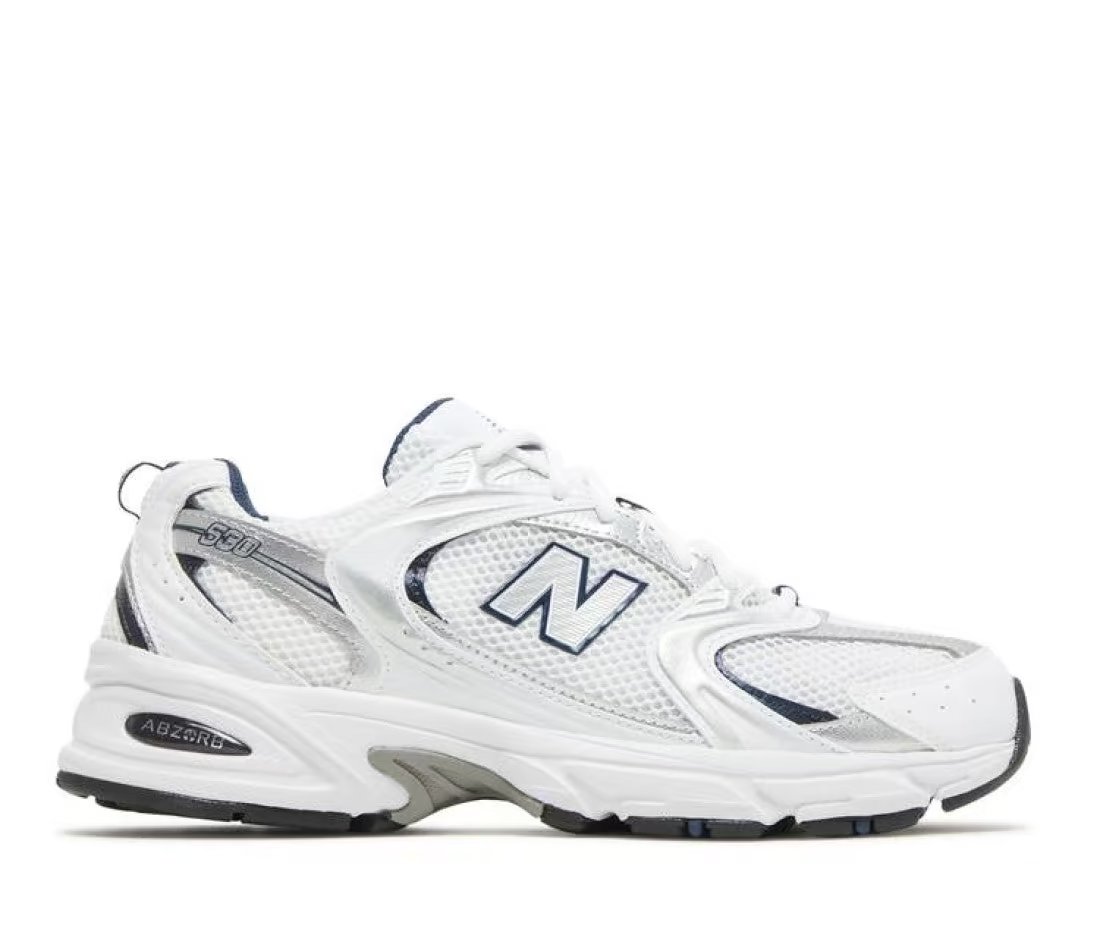 New Balance New Balance 530 White Silver Navy — Enfant