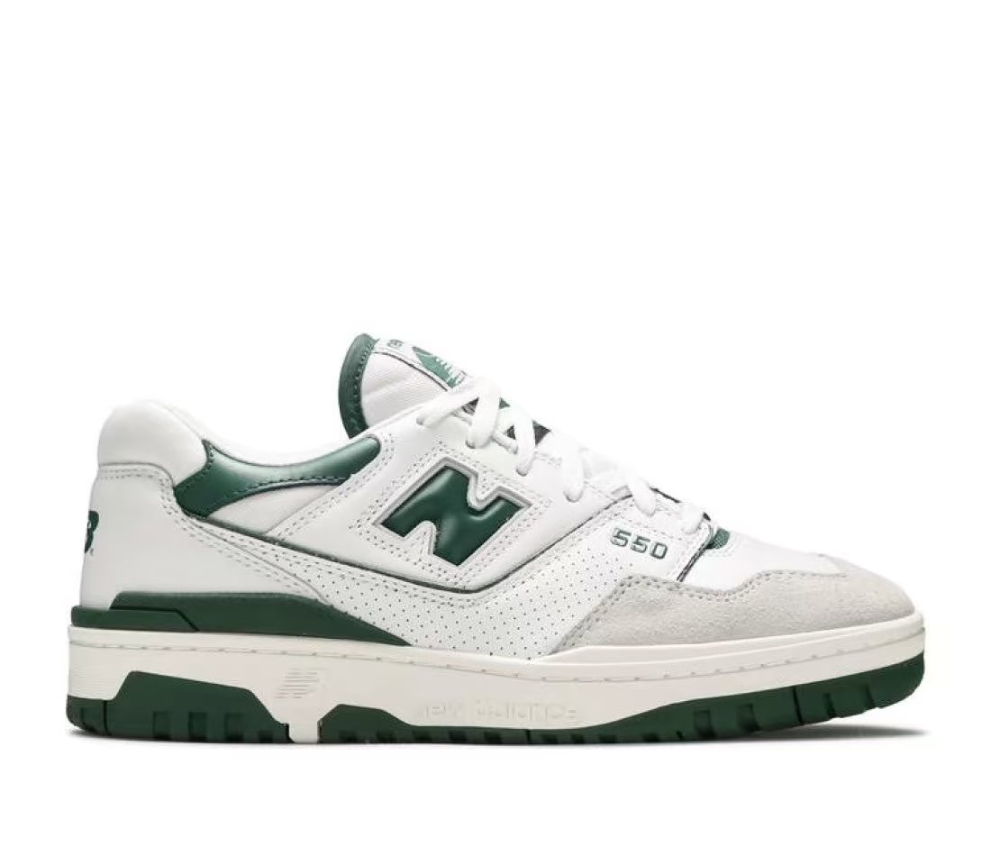 New Balance 550 White Green — vue principale