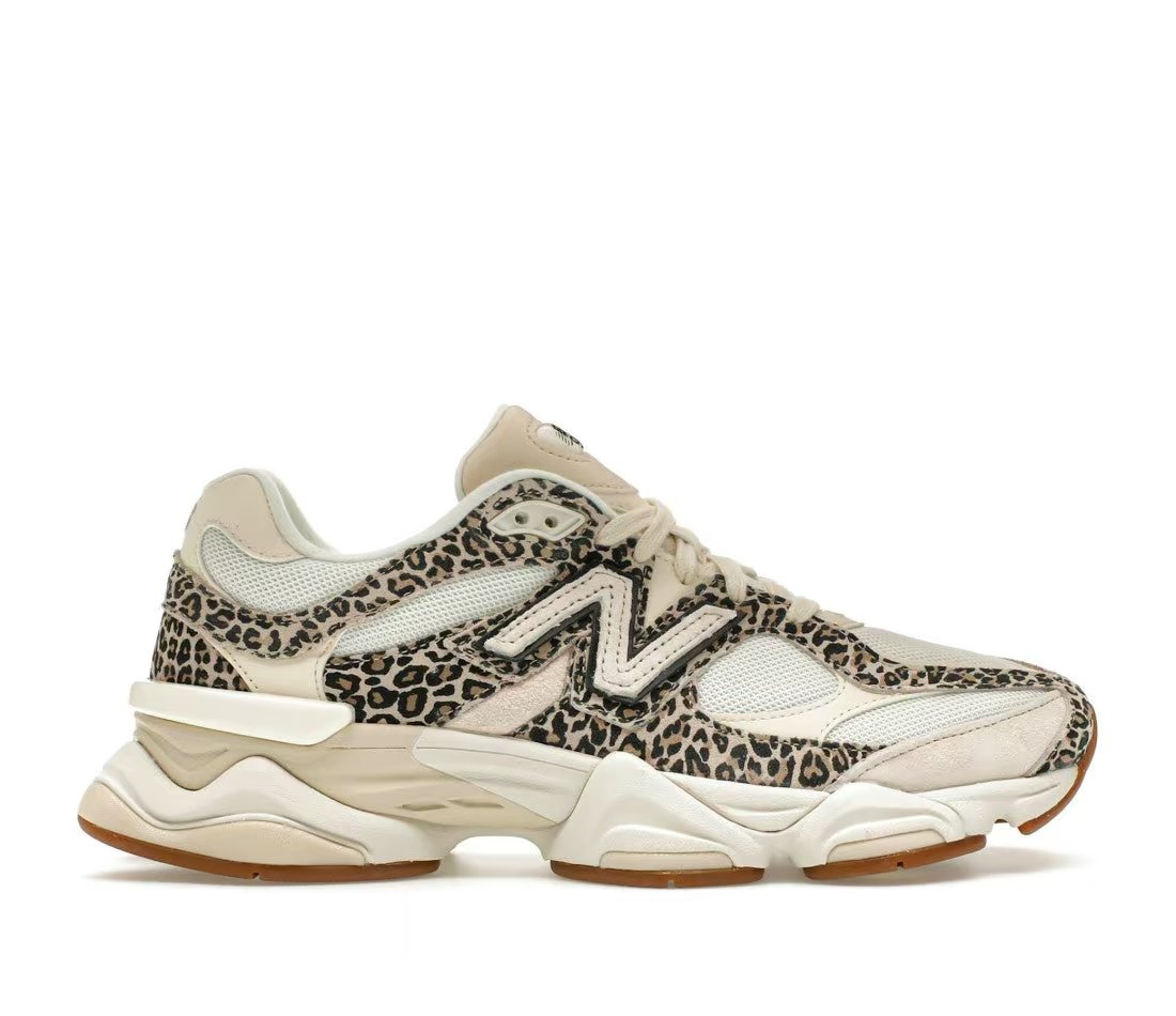New Balance New Balance 9060 ASOS Exclusive Beige Brown Leopard Print