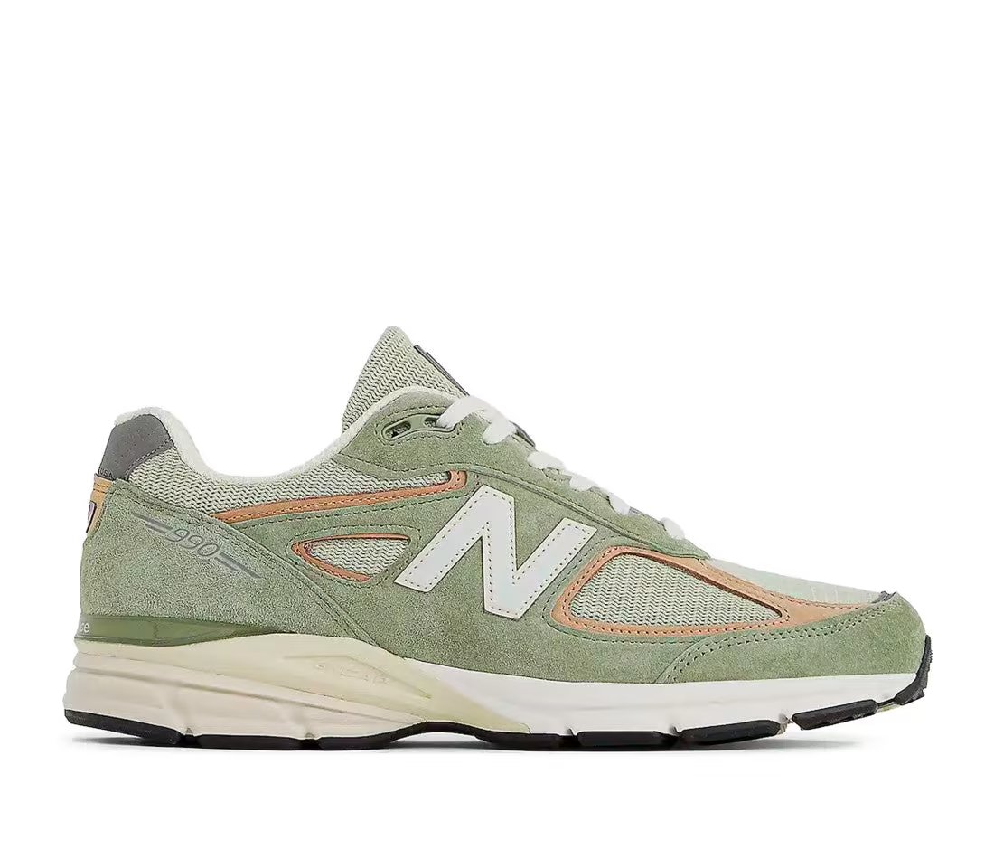 New Balance New Balance 990v4 MiUSA Teddy Santis Olive Incense