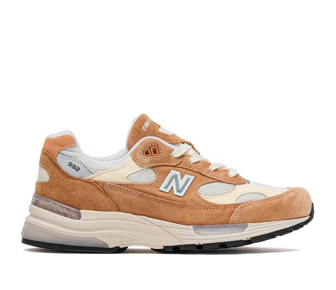 New Balance 992 MiUSA Sweet Caramel — vue principale