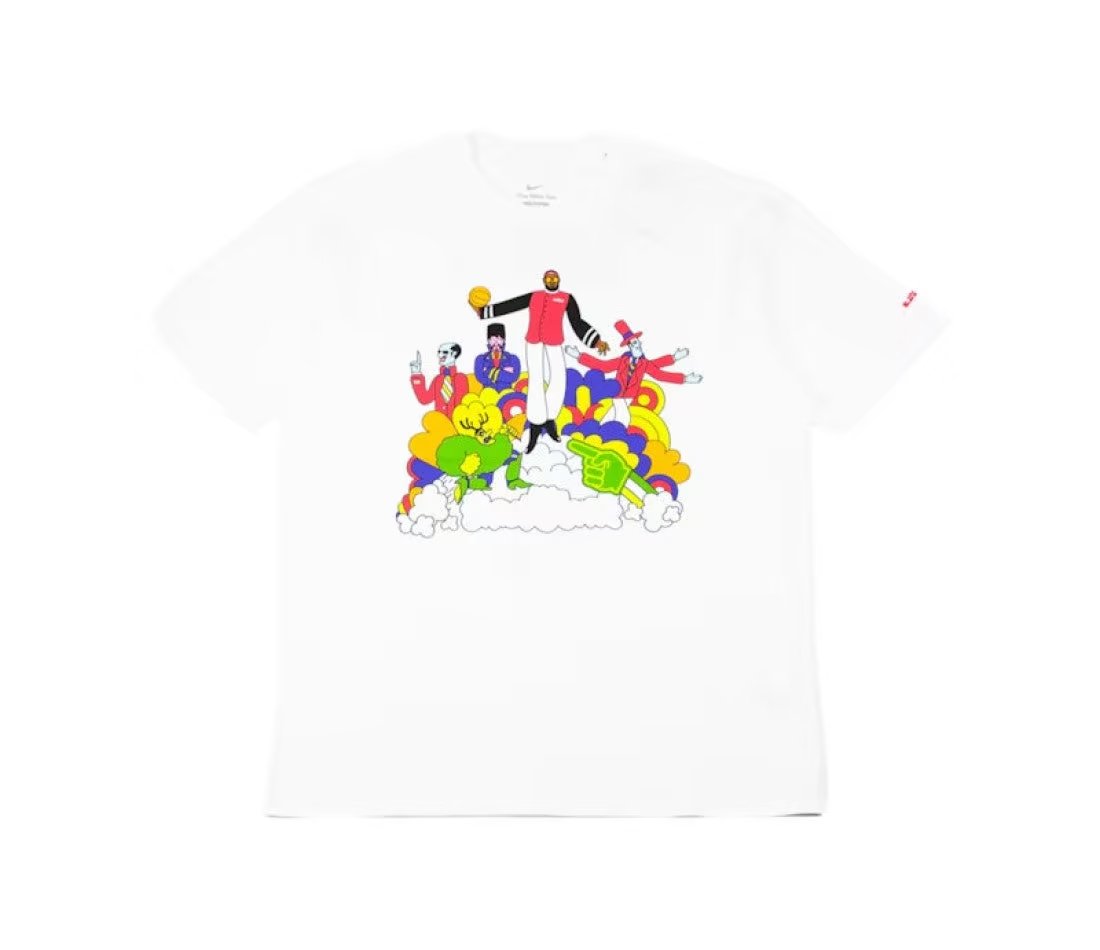 Nike LeBron 'Heat Wave' Men's Basketball T-shirt White