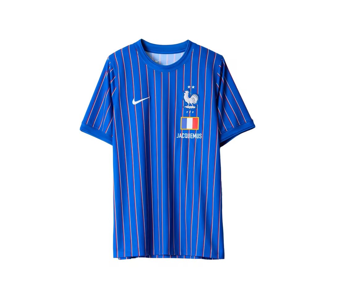 Nike Nike x Jacquemus x France Pre Match Jersey Blue Stripe