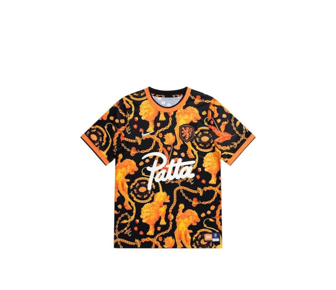 Nike Nike x Patta x Netherlands KNVB Pre Match Jersey Orange