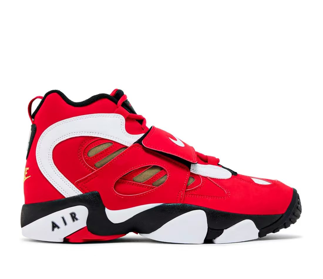 Nike Air Diamond Turf 2 Red Gold (2026) — vue principale