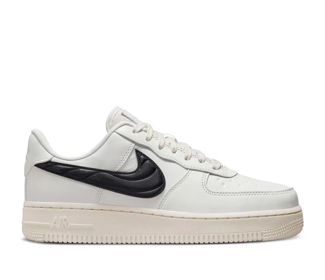 Nike Air Force 1 07 Quilted Swoosh Phantom Black — vue principale