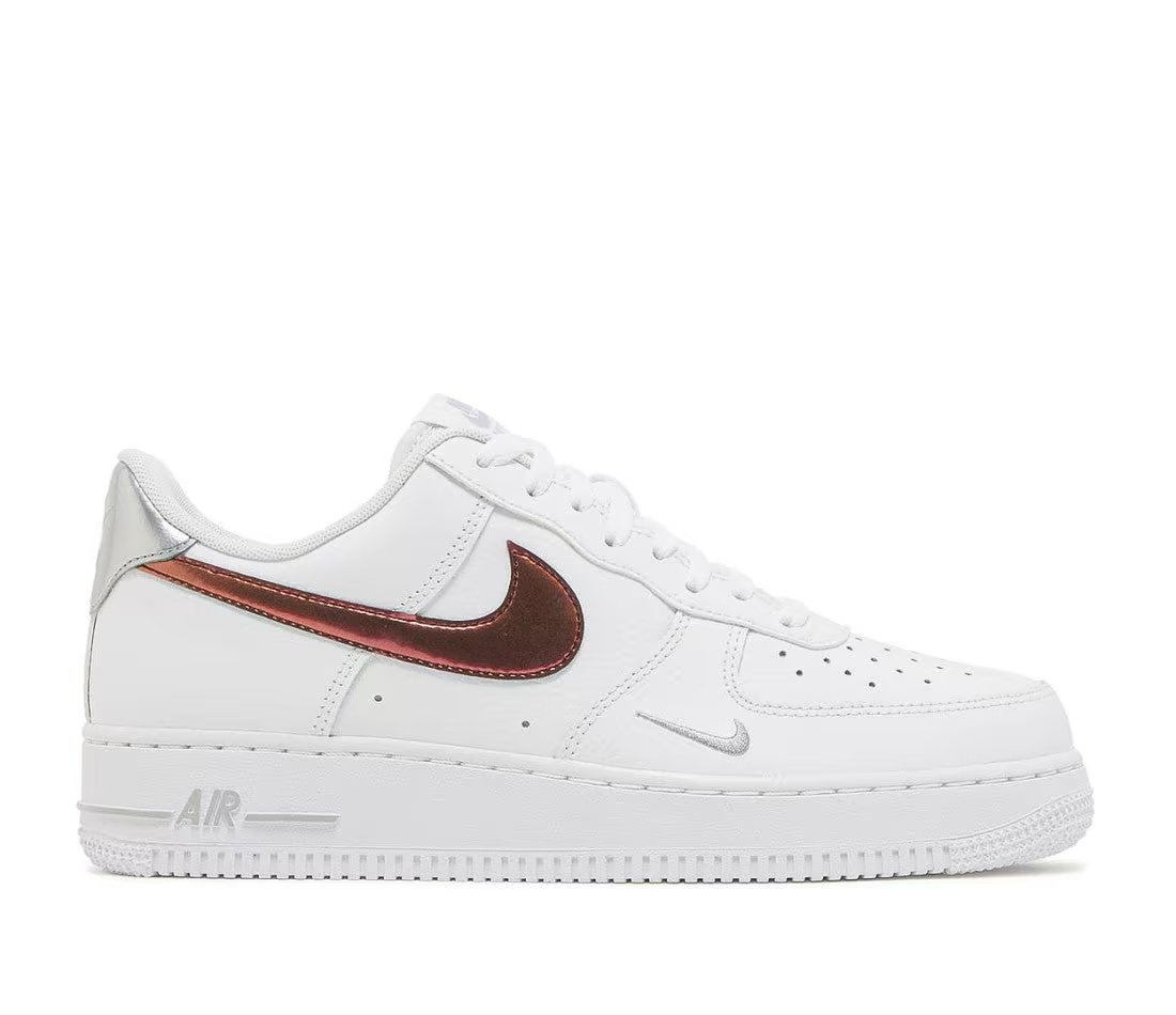 Nike Air Force 1 07 Low White Picante Red — vue principale