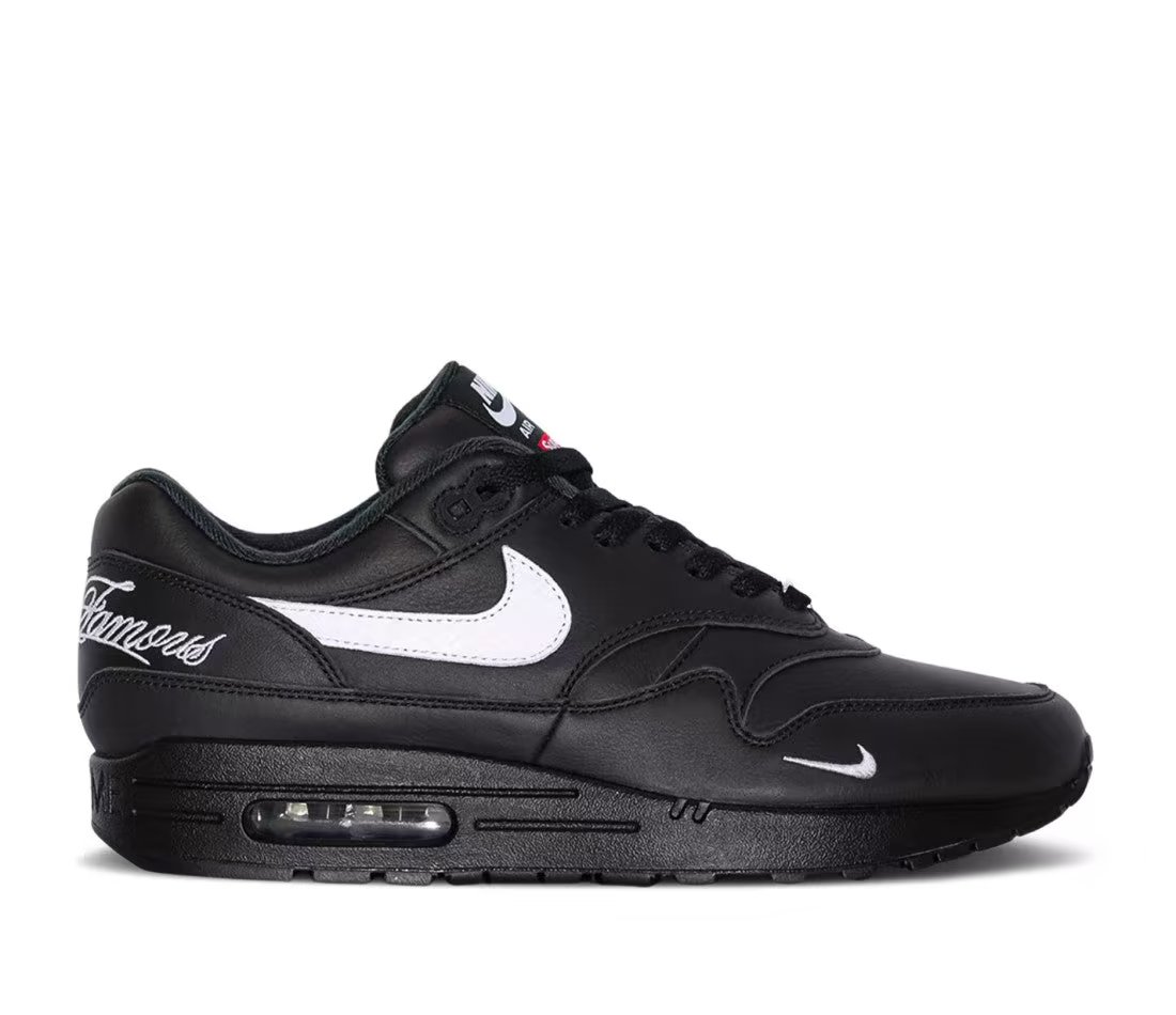 Nike Nike Air Max 1 87 Supreme Black White