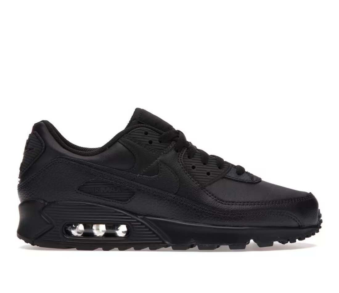 Nike Nike Air Max 90 Leather Triple Black