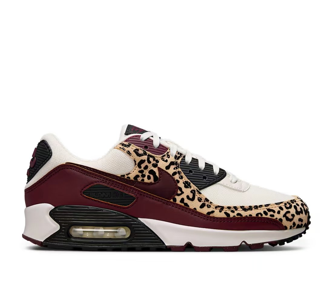 Nike Nike Air Max 90 Leopard Burgundy