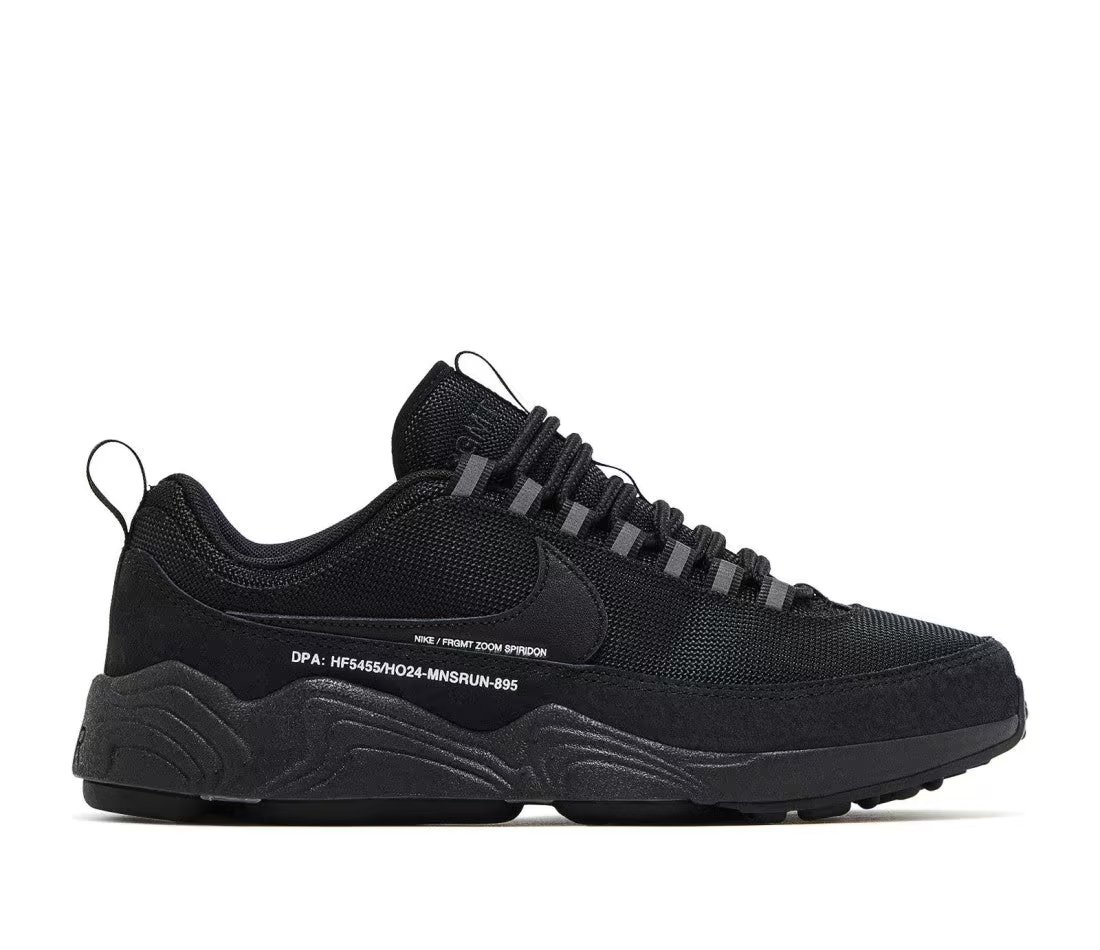 Nike Air Zoom Spiridon Fragment Design Black — vue principale