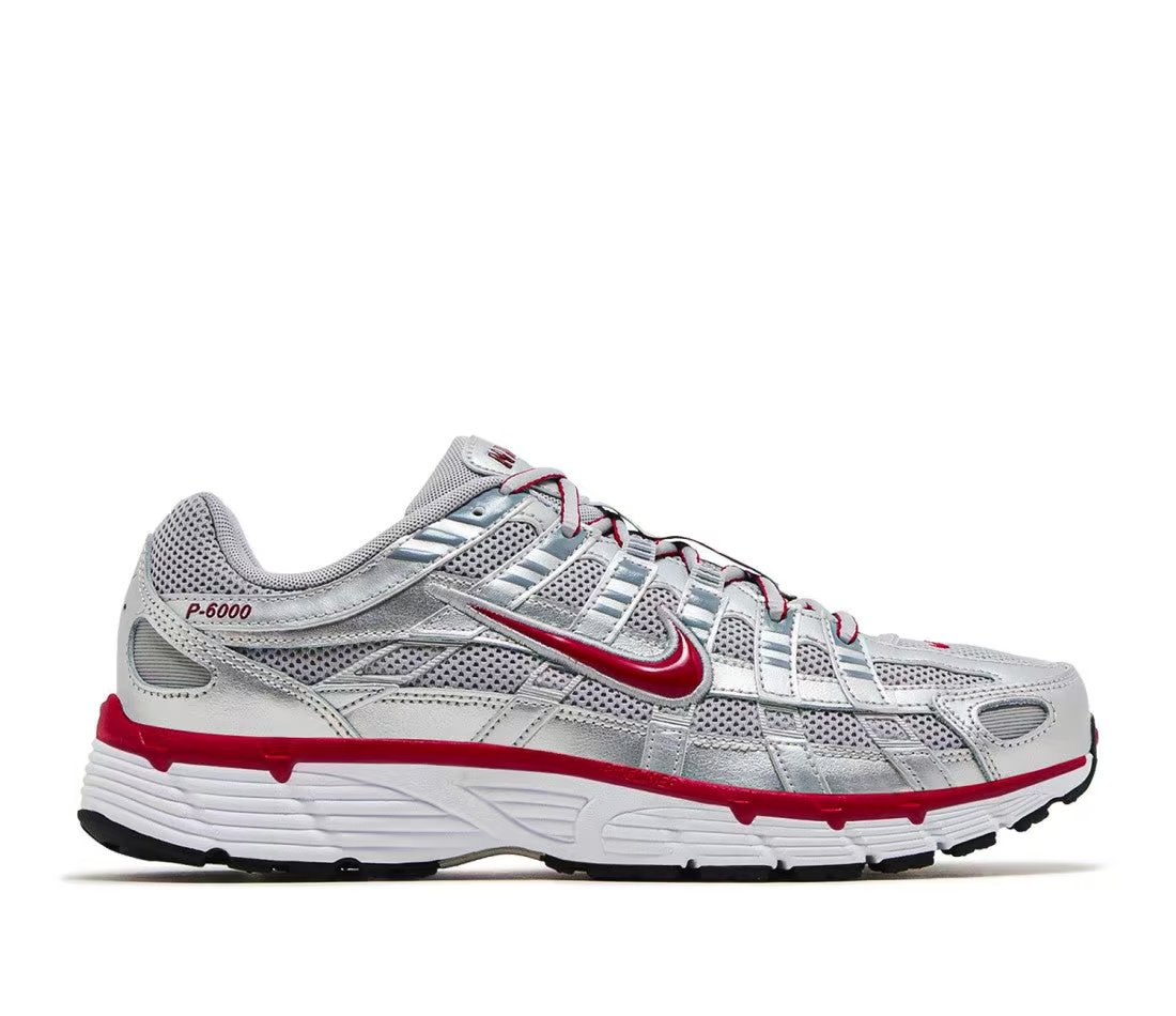 Nike Nike P-6000 Metallic Silver Gym Red