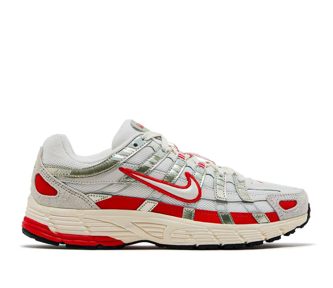 Nike Nike P-6000 Sail Pale Ivory Light Bone Picante Red
