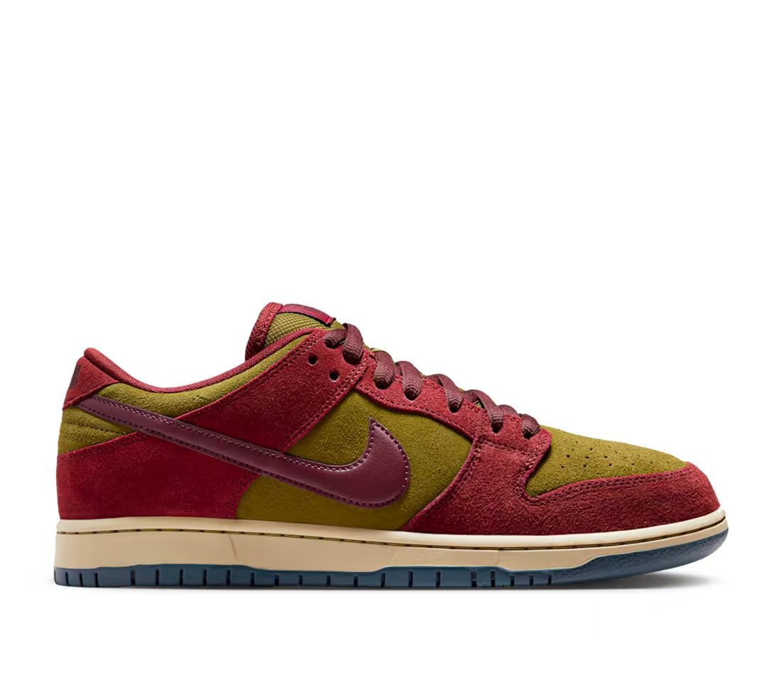 Nike Nike SB Dunk Low Dark Team Red Olive Flak